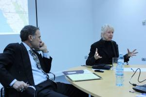 Two members of the Millennium Project Silicon Valley Node visit to Azerbaijan